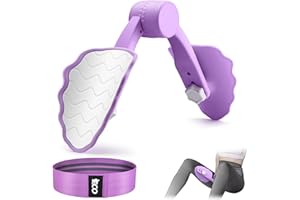IECO Thigh Master, Inner Thigh Exerciser for Women, Pelvic Floor Strengthener for Trimming Arms, Hip, Legs, Chest, Adjustable Resistance Thigh Toner Home Gym Equipment