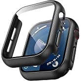 TAURI Case for Apple Watch 11/10 46mm - Black | 2 Pieces Case + Screen Protector 9H Hardness [360&deg; Shockproof] Against Drops,