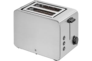 ‎WMF WMF Stelio Toaster 2 Scheiben Edelstahl, Doppelschlitz Toaster mit Brötchenaufsatz, Bagel-Funktion, 7 Bräunungsstufen, 900 W, edelstahl matt