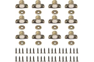 Ignpion - Lot de 12 loquets magnétiques pour placard de cuisine ou penderie