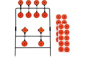 ATFLBOX BB Pellet Self Reset Swing Metal Cible de tir pour Airgun Airsoft Outdoor