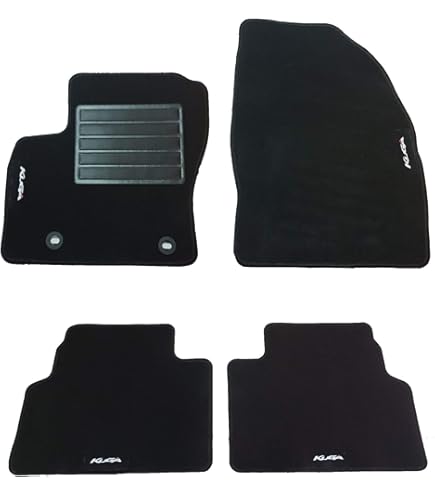 Tappetini Auto Per Ford Kuga II 2012-2019 | Moquette Con Bordo Antiscivolo E Battitacco - Foto 3