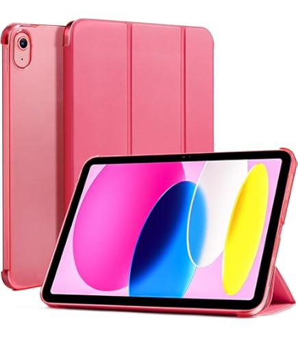 GKABXY Hoes voor iPad (A16) 11e generatie 11 inch 2025, iPad 10e generatie 10,9 inch 2022 met penhouder, Auto Wake/Sleep, Ondersteunt Touch ID, Slim Trifold Stand Protective Cover (lichtblauw