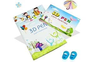 TWIRUSH 3d stift Vorlagen, Buntes 40 Muster, Mit einer Wiederverwendbare Transparente PVC Zeichentafel, 3d Stift Zubehör Schablonen für Kinder Mädchen und Erwachsene Starterset für 3D Drucker stift