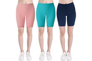 INNERSY Pantalones Cortos Niña Algodon Debajo la Falda Bragas Pantalon Deportivas 8-16 Años Pack de 3