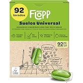 Flopp - Universal Ecological Floor Mop 92 Capsules | Apple Scent | Fast Drying | EU Label Ecolabel | Concentrated Floor Mop |