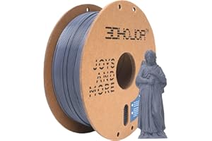 ‎3DHOJOR 3DHoJor PLA+ Filament 1.75mm, PLA Plus 3D Drucker Filament, Stärker und Belastbar 3D Druckmaterialien, Maßgenauigkeit +/-0,02mm, PLA Pro Kompatibel mit FDM-Drucker (Grau, 1KG/Spool, 2.2LBS)
