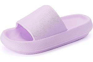 Misolin Claquettes Femme Chaussons Hommes Douche Antidérapant Sandales Pantoufles Confortable Léger Piscine Plage Maison Sliders