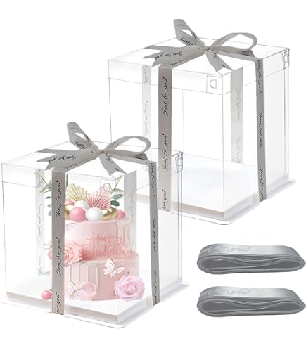 Decora, 0339478 Boîte à gâteau, Idéale pour Transporter et