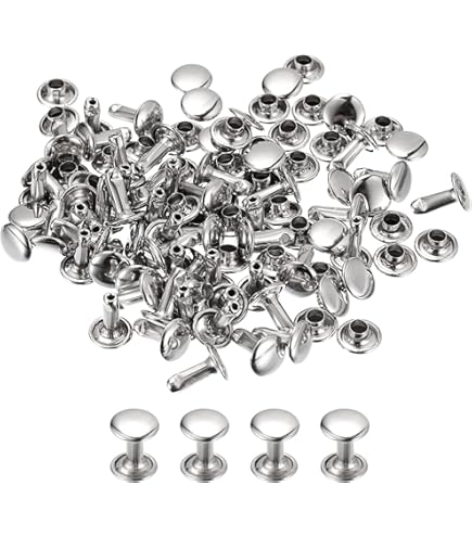 Lot De 200 Rivets Ronds À Double Capuchon Rond De 9 Mm Avec 5 Outils De Fixation, 10 Couleurs