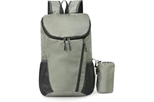 KAMEUN Foldable Backpack Lightweight, Small Rucksack Waterproof for Outdoor Sports, Durable Packable Backpack Practical Gifts for Men Women, Casual Daypack for Travelling Walking