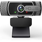 YIMONA Webcam for PC with Microphone - 1080P FHD Webcam with Privacy Cover, Plug and Play USB Web Camera for Desktop & Laptop