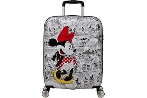 AMERICAN TOURISTER American Tourist Wavebreaker Disney FL - Spinner S, ręczny bagaż, 55 cm, 36 L, wielobarwne (Minnie Comics White)