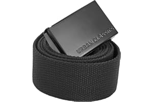 Urban Classics Uniseks Long Canvas Pasek, Czarny (Black 00007), 140 cm