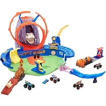 Hot Wheels Monster Trucks Volcán Arena, pista de coches de juguete ...