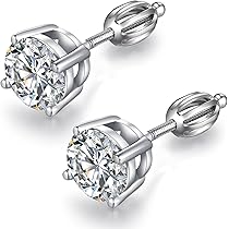 2 Paia Di Supporti Per Orecchini In Argento 925 Placcati Oro 14k - Sicuri E Ipoallergenici - Per Borchie Con Diamanti - Foto 6