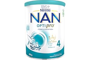 NESTLE NAN Nestlé NAN OPTIPRO 4 - Leche de crecimiento en polvo - bote de 800g