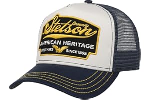 Stetson Czapka American Heritage TruckerKobiety/Mężczyźni - z meshu baseball cap snapback Snapback, daszkiem Lato wiosna-lato jesień-zima - One Size ciemnoniebieski