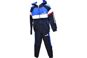 Sergio Tacchini Tuta Ragazzo e Bambino In Felpa Invernale Tuta Invernale Teen Tuta Junior Invernale