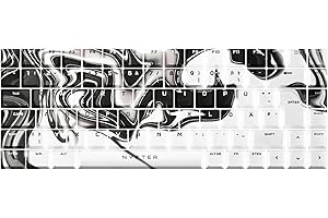 Nyfter - Premium Liquid Keycaps ISO 60% und 75% Custom Keycaps ISO Layout für Mechanische Tastaturen (75%)