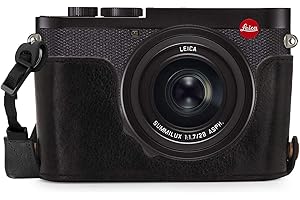 MegaGear Ever Ready - Funda de Piel para cámara Leica Q2