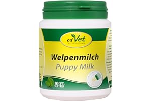 cdVet Naturprodukte Welpenmilch 90 g - Hund, Katze, Nager - Milchaustausch-Ergänzungsgfuttermittel - Ersatzmilch - Anteil an hochwertigem Kolostrum - stabil bleibende Verdauung - Abwehrkomponenten -