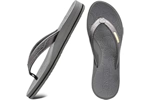 ONCAI Flip Flops Womens Yoga Mat Comfortable Beach Platform Sandals With Arch Support
