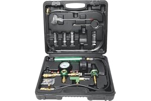 AUTOAND Kit di Ricarica del Vuoto del Sistema di Raffreddamento, Tester di Perdite di Pressione del Radiatore Automobilistico con Pompa di Gonfiaggio per la Maggior Parte dei Veicoli