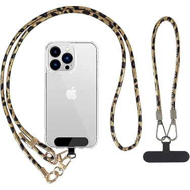 Dragonne Téléphone Strass Scintillante Blanc – Cordon Amovible Avec Patchs Adhésifs – Idéal Pour IPhone, Android, Clés