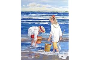 CICISTORY Peinture par Numéros pour Adultes,Acryliques Peintures Numéros Adultes Débutants Enfants Peinture avec 4 Pinceaux-40×50 cm sans Cadre