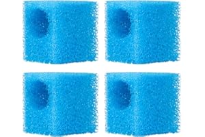 IREENUO Fish Tank Filter Sponge for 500L/H & 1500L/H4 in 1 Aquarium Filter Pump (4PCS)
