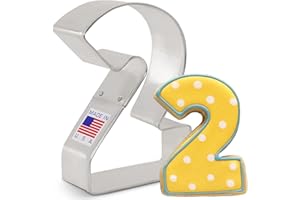 ANN CLARK COOKIE CUTTERS Formina per Biscotti Stampo Numero due/n. 2, 8,25 cm, Prodotto negli Stati Uniti da Ann Clark