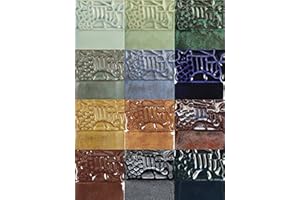 Mayco Element Glazes, 4 Ounces, Cone 05 to 06, Assorted Colors, Set of 12