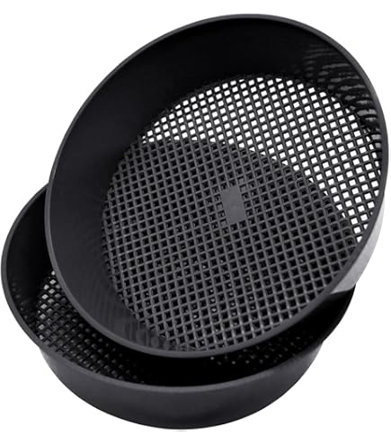 Setaccio Da Giardino 4 In 1 Plastica - 3 Maglie Regolabili, Nero, Per Terreno E Sabbia - Foto 12