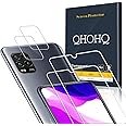 QHOHQ 2 Pezzi Pellicola Protettiva per Xiaomi Mi 10 Lite 5G (Non per Xiaomi Mi Note 10 Lite) con 2 Pezzi Fotocamera Pellicola
