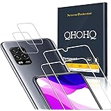 QHOHQ 2 Pezzi Pellicola Protettiva per Xiaomi Mi 10 Lite 5G (Non per Xiaomi Mi Note 10 Lite) con 2 Pezzi Fotocamera Pellicola