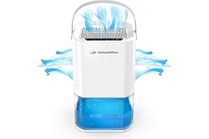 GW - DEHUMIDIFIERS 2000ml Gw-Dehumidifiers for Home Damp - Quiet Mode & 7 Timers - Electric Dual Peltier Device for High Performance -Portable & Auto TurnOff -Quiet Dehumidifier for Bedroom, Bathroom RV-Energy Efficient
