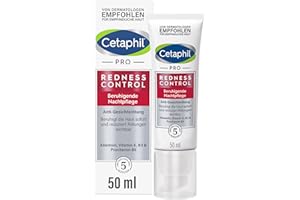 ‎CETAPHIL CETAPHIL PRO RednessControl Beruhigende Nachtpflege, 50ml, Für zu Rötungen neigende Haut, Beruhigt die sofort, Reduziert sichtbar über Nacht, Ohne Duftstoffe, Klinisch getestet