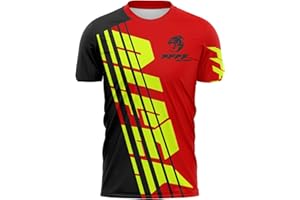 FFFF & OLFEH MTB Trikot,Herren Radtrikot Fahrradtrikot Kurze, Motocross | MX MTB Mountainbike,Shirt Downhill Fahrrad Jersey Schnelltrocknend