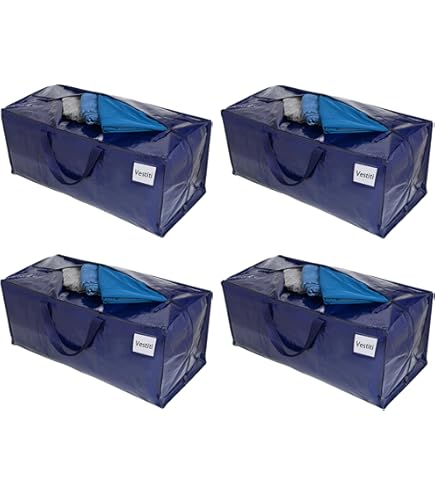 KOMABLEN 4PZ.180L GRANDE Borsa Portaoggetti, 600D Oxford Impermeabile