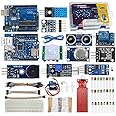 REES52 IOT Kit for Compatible with Arduino Iot Projects with Tutorial, Uno R3 Board, W5100 Ethertnet Shield,Android/iOS Remote Control Internet of Things Kits - IOT Starter Kit for iduino