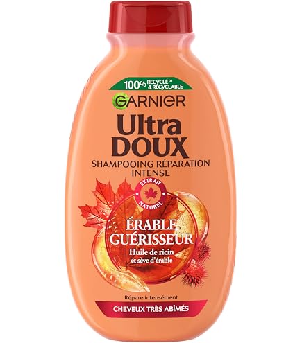 Garnier Ultra Doux - Lait D'Avoine & Crème De Riz - Shampoing Doux Pour Cheveux & Cuir Chevelu Sensibles