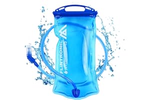 flintronic 2L Bolsa de Agua Portátil, Vejiga de Hidratación, Bolsa de Agua sin BPA, Depósito de Agua a Prueba de Fugas, para Mochila de Senderismo Campamento Ciclismo