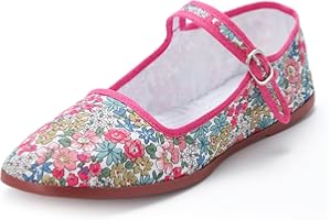 amtax Donna Classic China Flats, Casual Cina Bambola Scarpe, Cotone Mary Janes, Cinese Tai Chi Scarpe