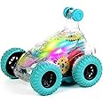 Baybee Remote Control Car Kids, RC Stunt Car 360° Rotation LED, USB Cable, RC Car Toys Kids Girls Boys from 4 5 6 7 8 9 10 Years, Car Toy Children- Green