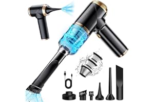 ‎AGARELE AGARELE Akku Staubsauger, Handstaubsauger mini Staubsauger kabelloser, Auto-multifunktionaler mit Bürste, Flache breite Öffnung, Leichter Handstaubsauger für Auto, Tierhaare, 6000 Pa