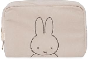 Jollein Frottee Windeltasche - Miffy, Nougat - Windeletui - Kosmetiktasche - Organizer - Beige
