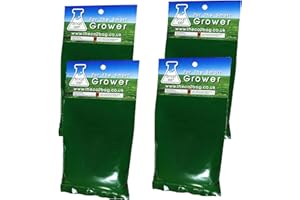 GEM-GARDEN Pack of 4 Smart CO2 Bag Hydroponics Tent Room Generator Like Exhale Grow Bloom, Green, 10 x 5 x 5 cm