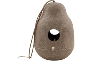 Point-Virgule nichoir en Fibre de Bambou Naturel 18.1cm H 25cm