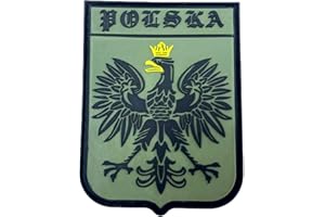 PATCH NATION Polska Polonia - Toppa in PVC con stemma verde